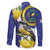 US Virgin Islands Family Matching Puletasi and Hawaiian Shirt Bananaquit Bird Mix Ginger Thomas Flower