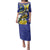 US Virgin Islands Family Matching Puletasi and Hawaiian Shirt Bananaquit Bird Mix Ginger Thomas Flower