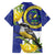 US Virgin Islands Family Matching Short Sleeve Bodycon Dress and Hawaiian Shirt Bananaquit Bird Mix Ginger Thomas Flower - Wonder Print Shop