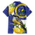 US Virgin Islands Family Matching Summer Maxi Dress and Hawaiian Shirt Bananaquit Bird Mix Ginger Thomas Flower - Wonder Print Shop