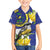 US Virgin Islands Family Matching Summer Maxi Dress and Hawaiian Shirt Bananaquit Bird Mix Ginger Thomas Flower - Wonder Print Shop