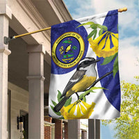 US Virgin Islands Garden Flag Bananaquit Bird Mix Ginger Thomas Flower - Wonder Print Shop