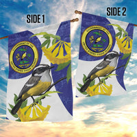 US Virgin Islands Garden Flag Bananaquit Bird Mix Ginger Thomas Flower - Wonder Print Shop
