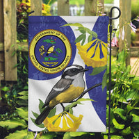 US Virgin Islands Garden Flag Bananaquit Bird Mix Ginger Thomas Flower - Wonder Print Shop