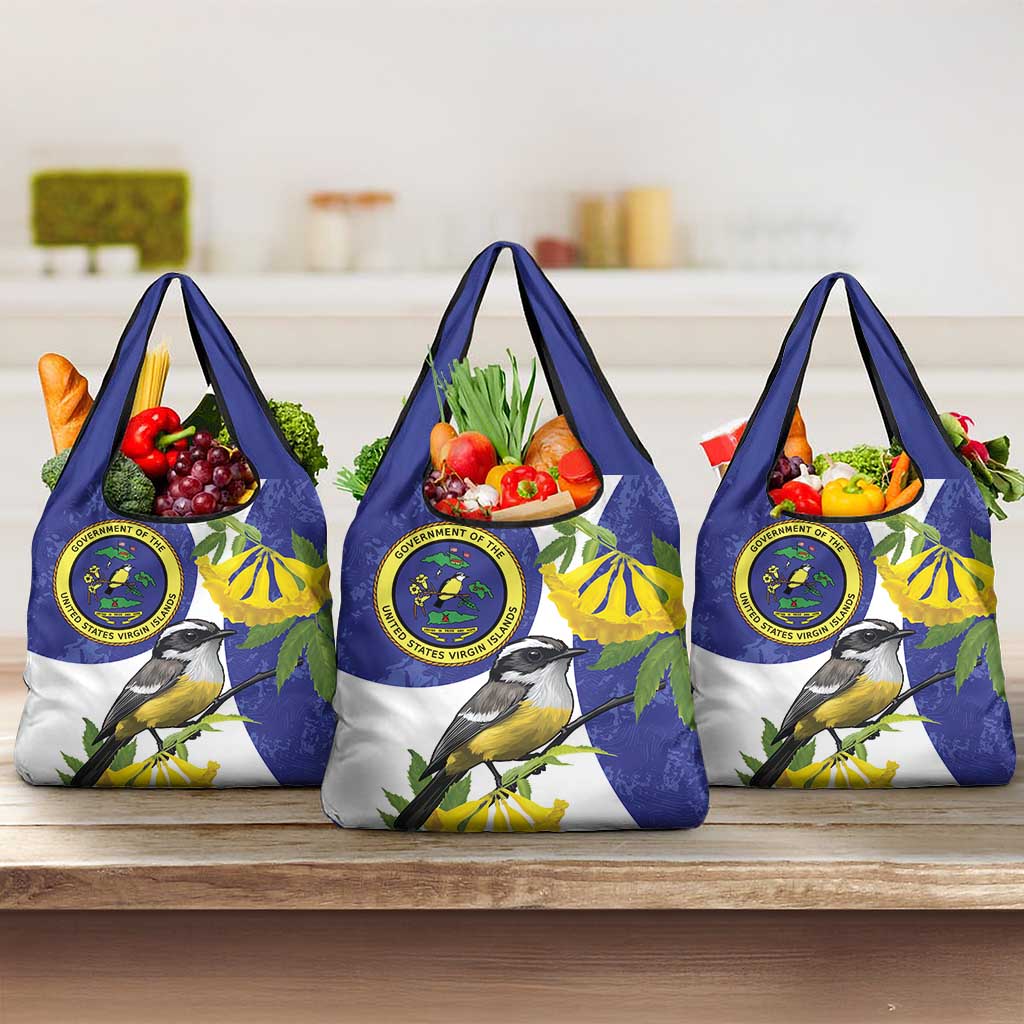 US Virgin Islands Grocery Bag Bananaquit Bird Mix Ginger Thomas Flower