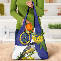 US Virgin Islands Grocery Bag Bananaquit Bird Mix Ginger Thomas Flower