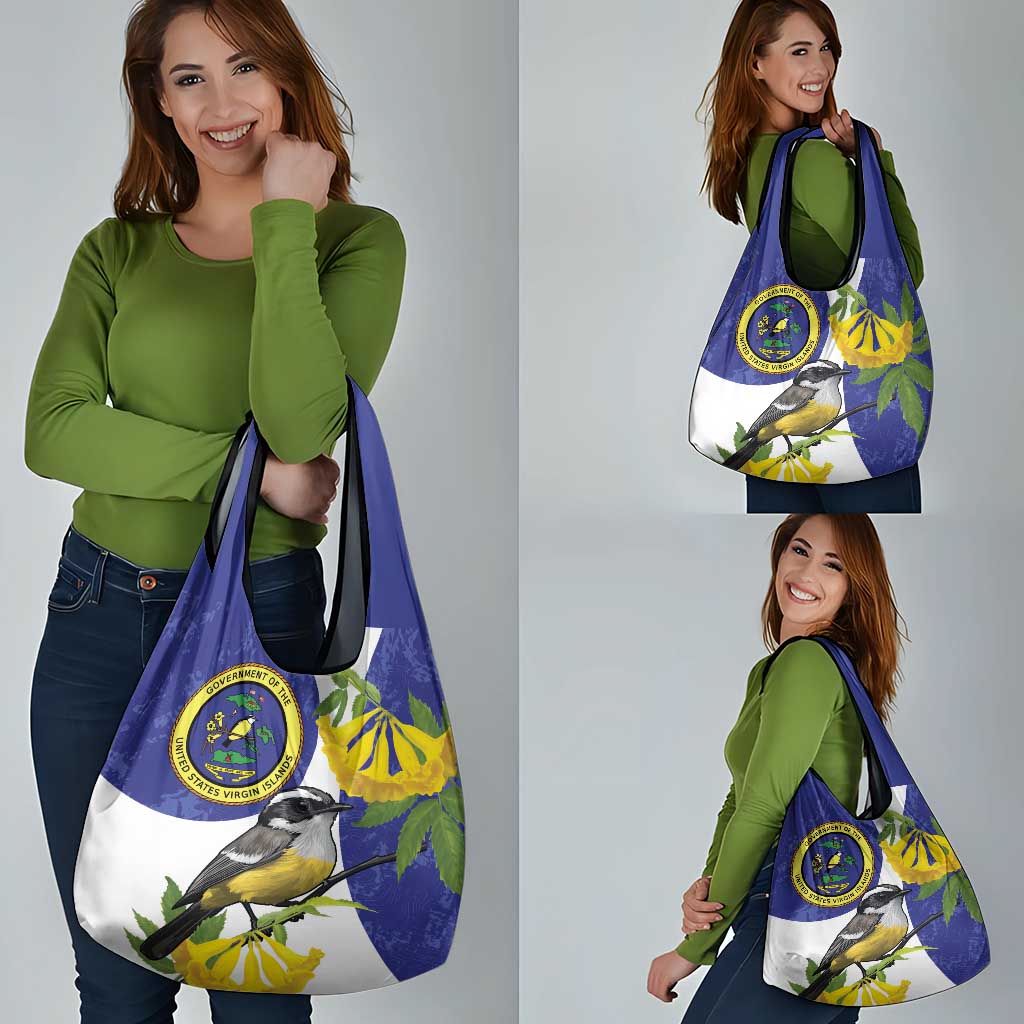 US Virgin Islands Grocery Bag Bananaquit Bird Mix Ginger Thomas Flower