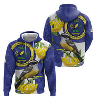 US Virgin Islands Hoodie Bananaquit Bird Mix Ginger Thomas Flower - Wonder Print Shop