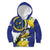 US Virgin Islands Kid Hoodie Bananaquit Bird Mix Ginger Thomas Flower - Wonder Print Shop