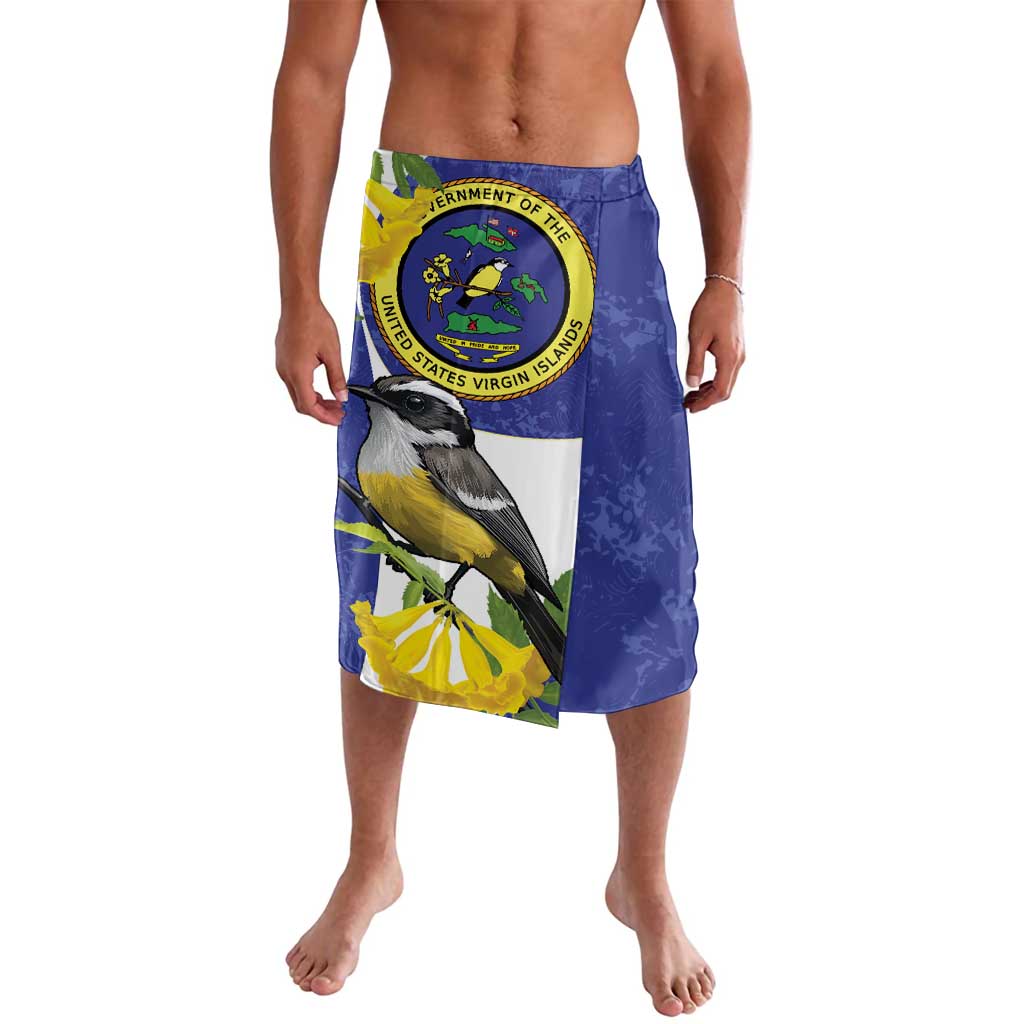 US Virgin Islands Lavalava Bananaquit Bird Mix Ginger Thomas Flower - Wonder Print Shop