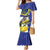 US Virgin Islands Mermaid Dress Bananaquit Bird Mix Ginger Thomas Flower - Wonder Print Shop