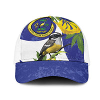 US Virgin Islands Mesh Trucker Cap Bananaquit Bird Mix Ginger Thomas Flower - Wonder Print Shop