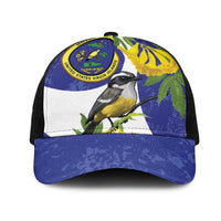 US Virgin Islands Mesh Trucker Cap Bananaquit Bird Mix Ginger Thomas Flower - Wonder Print Shop