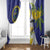 US Virgin Islands Window Curtain Bananaquit Bird Mix Ginger Thomas Flower - Wonder Print Shop