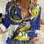US Virgin Islands Women Casual Shirt Bananaquit Bird Mix Ginger Thomas Flower - Wonder Print Shop