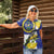 US Virgin Islands Women Polo Shirt Bananaquit Bird Mix Ginger Thomas Flower - Wonder Print Shop