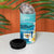 US Virgin Islands St Croix 4 in 1 Can Cooler Tumbler Twin City Leatherback With Plumeria