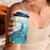 US Virgin Islands St Croix 4 in 1 Can Cooler Tumbler Twin City Leatherback With Plumeria