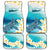 US Virgin Islands St Croix Car Mats Twin City Leatherback With Plumeria - Wonder Print Shop
