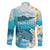 US Virgin Islands St Croix Family Matching Long Sleeve Bodycon Dress and Hawaiian Shirt Twin City Leatherback With Plumeria - Wonder Print Shop
