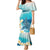 US Virgin Islands St Croix Family Matching Mermaid Dress and Hawaiian Shirt Twin City Leatherback With Plumeria - Wonder Print Shop