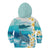US Virgin Islands St Croix Kid Hoodie Twin City Leatherback With Plumeria - Wonder Print Shop