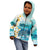 US Virgin Islands St Croix Kid Hoodie Twin City Leatherback With Plumeria - Wonder Print Shop
