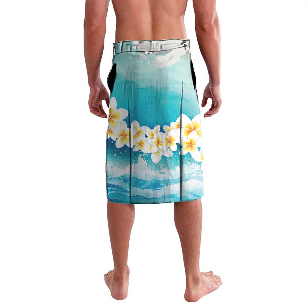 US Virgin Islands St Croix Lavalava Twin City Leatherback With Plumeria - Wonder Print Shop