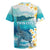 US Virgin Islands St Croix Rugby Jersey Twin City Leatherback With Plumeria - Wonder Print Shop