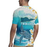 US Virgin Islands St Croix Rugby Jersey Twin City Leatherback With Plumeria - Wonder Print Shop