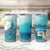 US Virgin Islands St Croix Tumbler Cup Twin City Leatherback With Plumeria - Wonder Print Shop