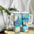 US Virgin Islands St Croix Tumbler With Handle Twin City Leatherback With Plumeria - Wonder Print Shop