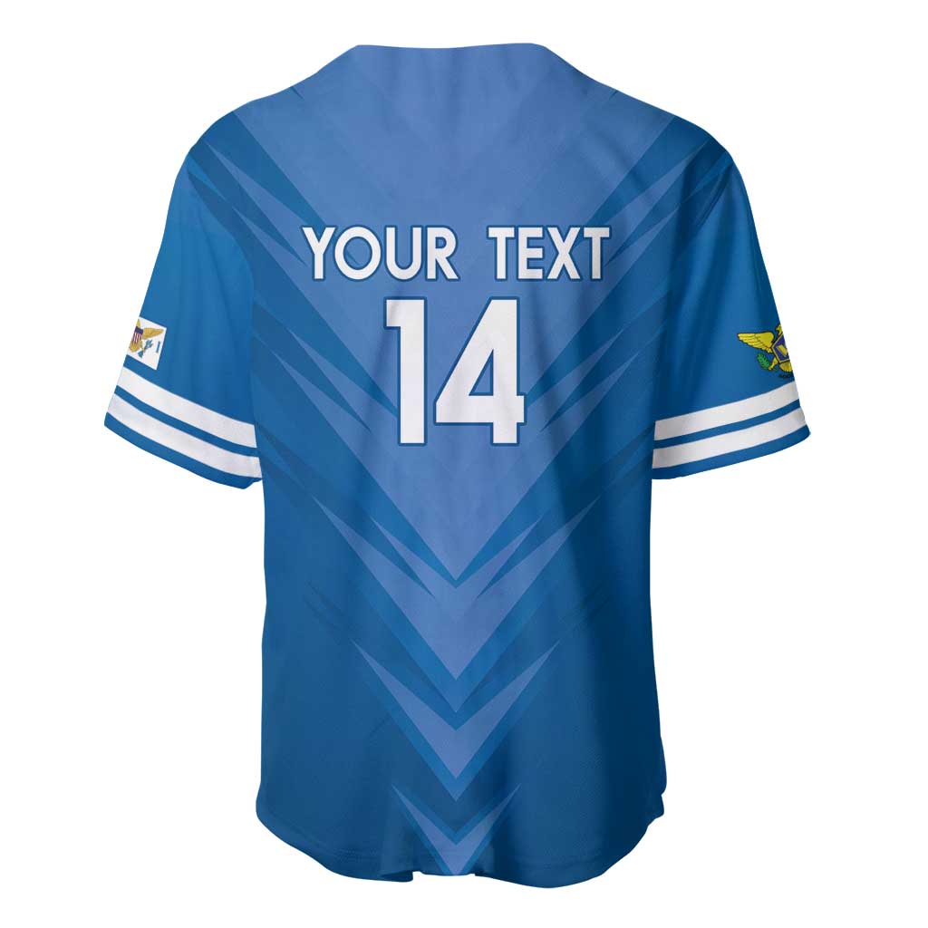 Custom US Virgin Islands Soccer Baseball Jersey Go Dashing Eagles Sporty Style - Wonder Print Shop