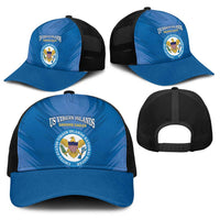 US Virgin Islands Soccer Baseball Net Cap Go Dashing Eagles Sporty Style - Wonder Print Shop