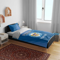 Custom US Virgin Islands Soccer Bedding Set Go Dashing Eagles Sporty Style - Wonder Print Shop