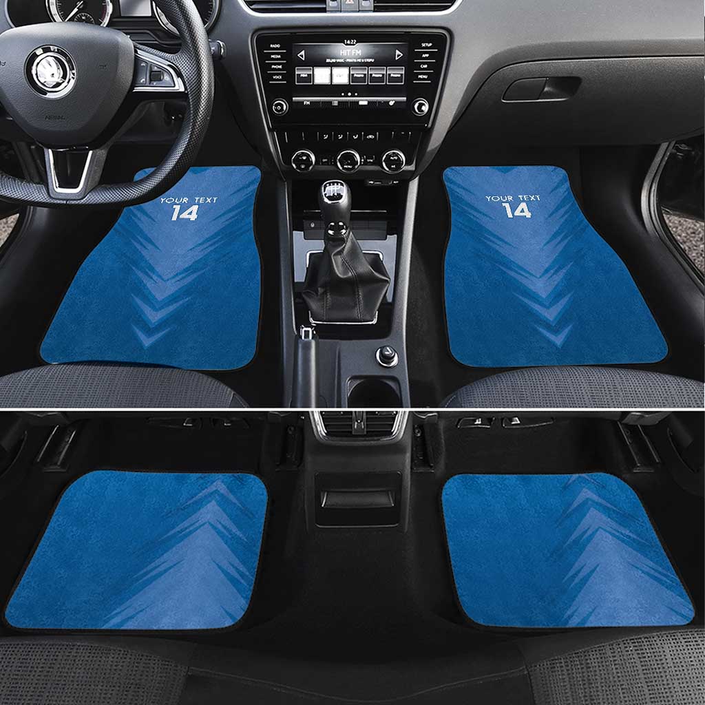 Custom US Virgin Islands Soccer Car Mats Go Dashing Eagles Sporty Style - Wonder Print Shop