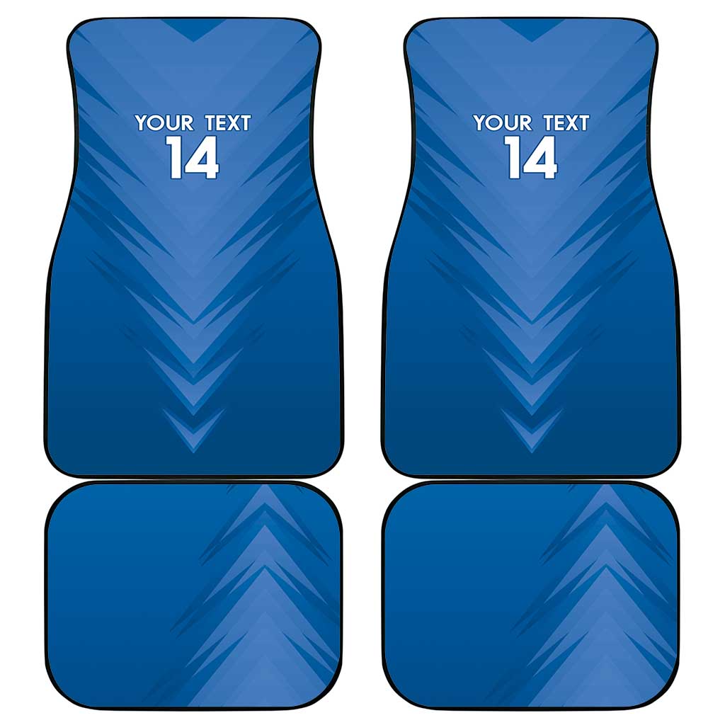 Custom US Virgin Islands Soccer Car Mats Go Dashing Eagles Sporty Style - Wonder Print Shop
