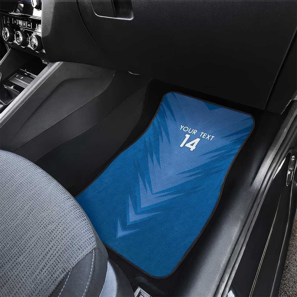 Custom US Virgin Islands Soccer Car Mats Go Dashing Eagles Sporty Style - Wonder Print Shop