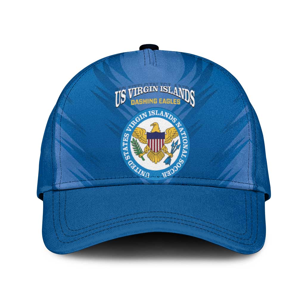 US Virgin Islands Soccer Classic Cap Go Dashing Eagles Sporty Style - Wonder Print Shop