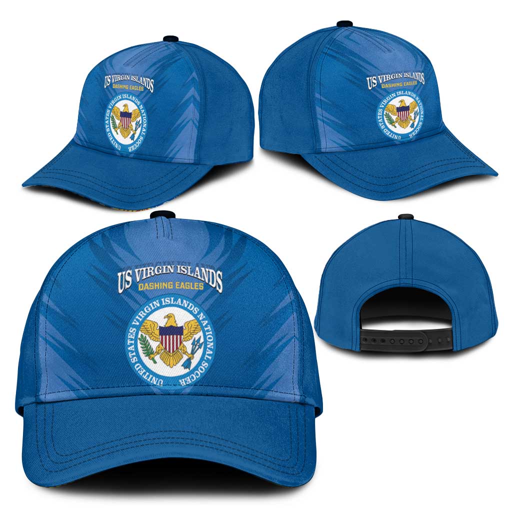 US Virgin Islands Soccer Classic Cap Go Dashing Eagles Sporty Style - Wonder Print Shop