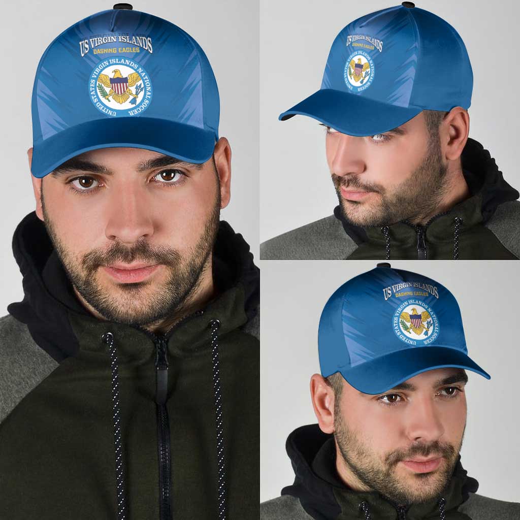 US Virgin Islands Soccer Classic Cap Go Dashing Eagles Sporty Style - Wonder Print Shop