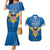 Custom US Virgin Islands Soccer Couples Matching Mermaid Dress and Hawaiian Shirt Go Dashing Eagles Sporty Style