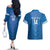 Custom US Virgin Islands Soccer Couples Matching Off The Shoulder Long Sleeve Dress and Hawaiian Shirt Go Dashing Eagles Sporty Style