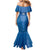 Custom US Virgin Islands Soccer Family Matching Mermaid Dress and Hawaiian Shirt Go Dashing Eagles Sporty Style - Wonder Print Shop