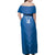 Custom US Virgin Islands Soccer Family Matching Off Shoulder Maxi Dress and Hawaiian Shirt Go Dashing Eagles Sporty Style - Wonder Print Shop