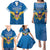 Custom US Virgin Islands Soccer Family Matching Puletasi and Hawaiian Shirt Go Dashing Eagles Sporty Style