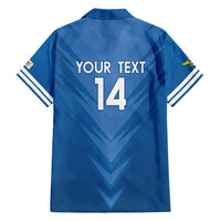 Custom US Virgin Islands Soccer Family Matching Short Sleeve Bodycon Dress and Hawaiian Shirt Go Dashing Eagles Sporty Style - Wonder Print Shop