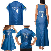 Custom US Virgin Islands Soccer Family Matching Tank Maxi Dress and Hawaiian Shirt Go Dashing Eagles Sporty Style - Wonder Print Shop
