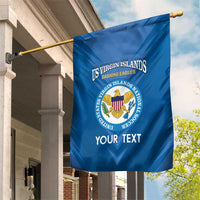 Custom US Virgin Islands Soccer Garden Flag Go Dashing Eagles Sporty Style - Wonder Print Shop