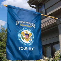 Custom US Virgin Islands Soccer Garden Flag Go Dashing Eagles Sporty Style - Wonder Print Shop